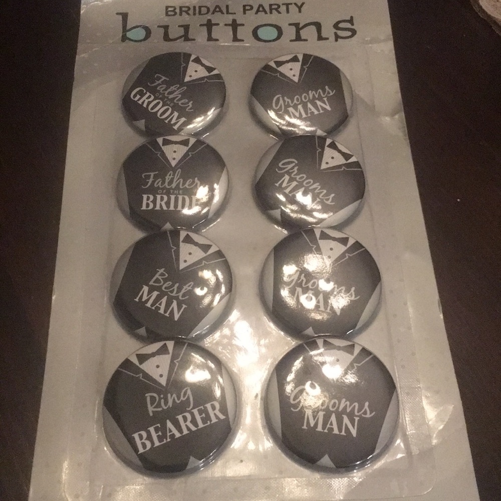 Bridal Party Buttons